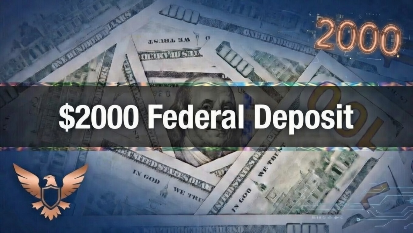 $2000 Federal Direct Deposit