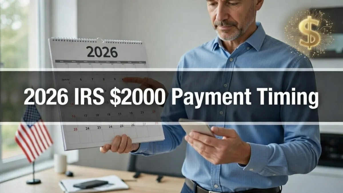 2026 IRS $2000 Payment Timing