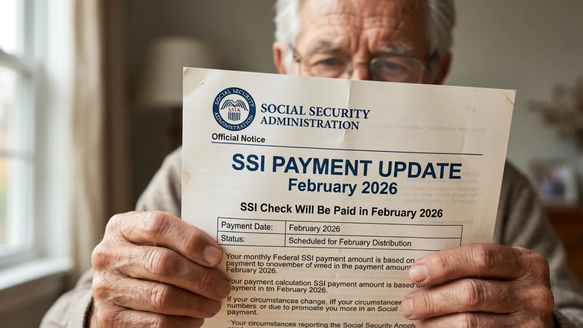Social Security Update: February 2026 SSI Check Will Be Paid in February 2026