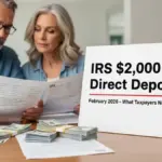 IRS Confirms $2,000 Direct Deposit for February 2026? What Taxpayers Need to Know