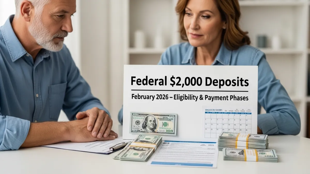 Federal $2,000 Deposits February 2026: Eligibility, Payment Phases and What Beneficiaries Should Know
